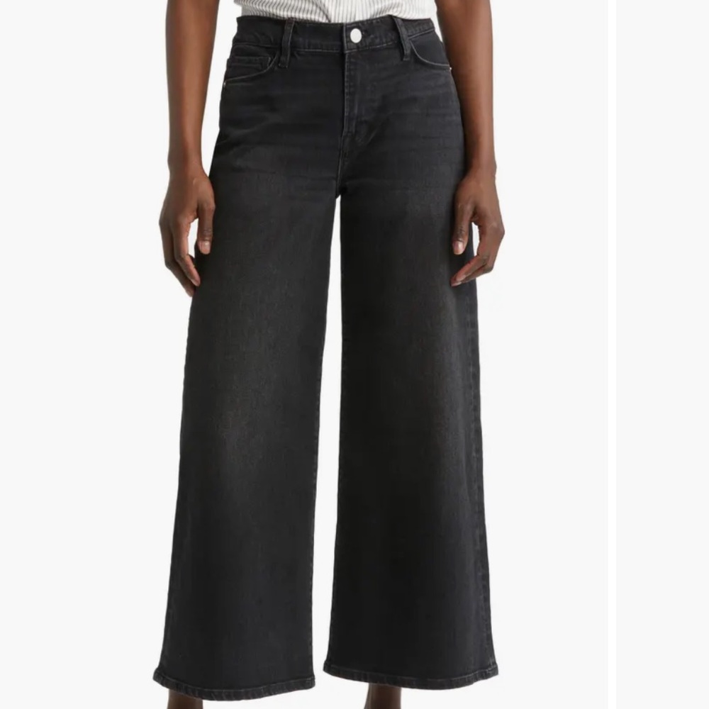 Frame Le Pixie Slim Palazzo Jeans in Hutchinson - Size 26